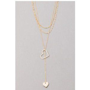 NEW Gold Heart Necklace